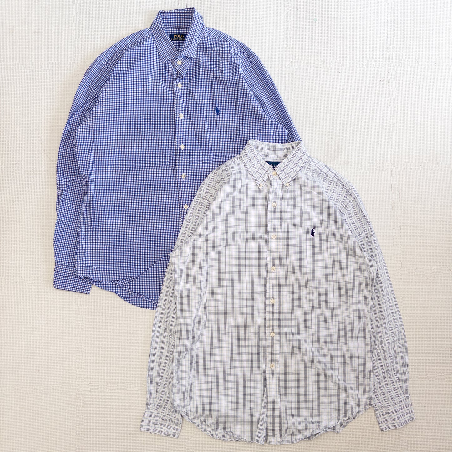 ラルフローレン長袖チェックシャツ 8pcs w0414003