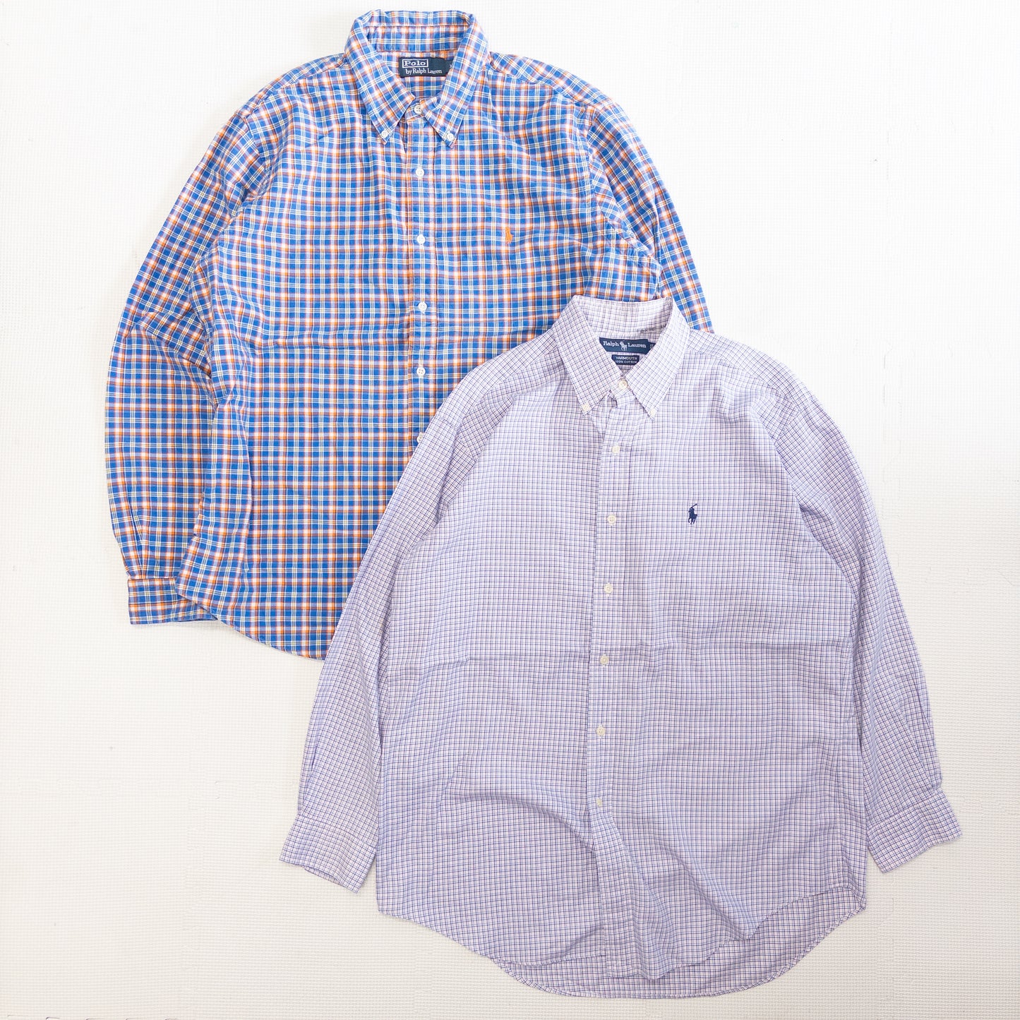 ラルフローレン長袖チェックシャツ 8pcs w0414003