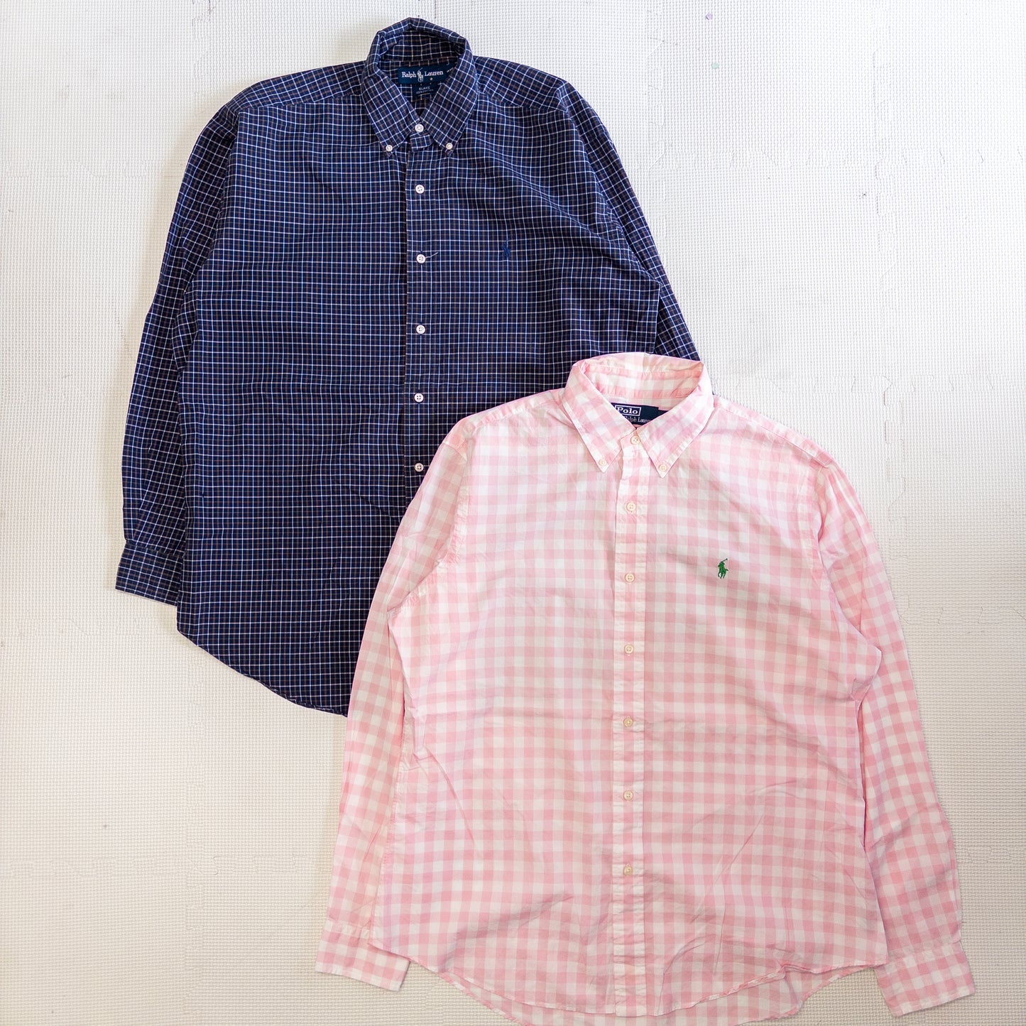 ラルフローレン長袖チェックシャツ 8pcs w0414003