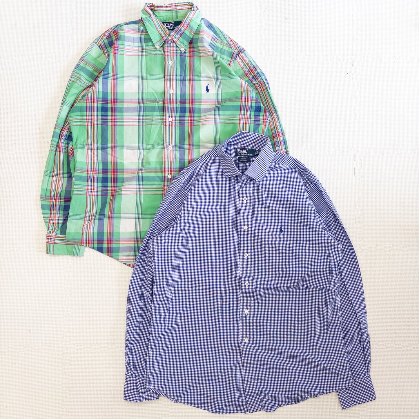ラルフローレン長袖チェックシャツ 8pcs w0414003