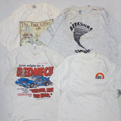90's シミありTシャツ（白・グレー系）16pcs w0422010
