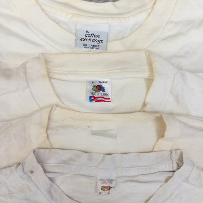 90's シミありTシャツ（白・グレー系）16pcs w0424005