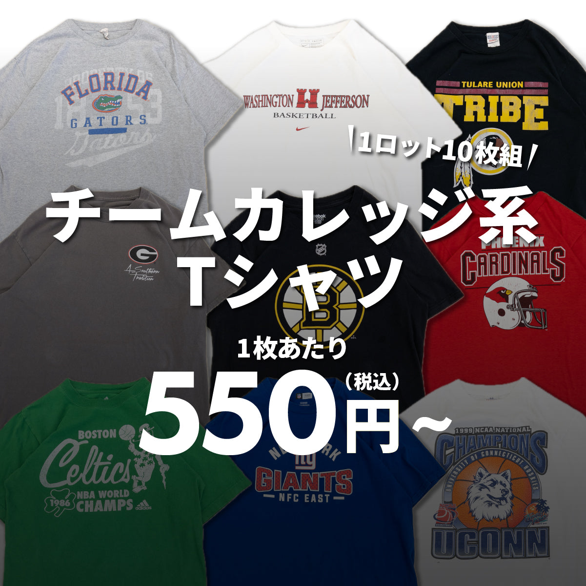 チームカレッジ系Tシャツ