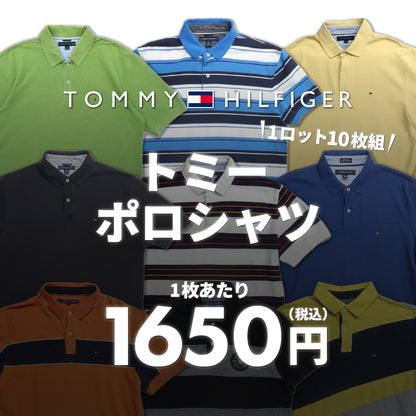 [2-day limited edition] Tommy Polo Shirts (10-piece set)