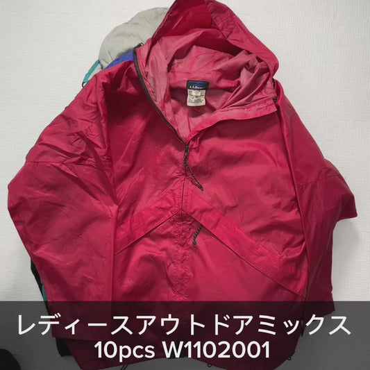 レディースアウトドアミックス 10pcs w1102001