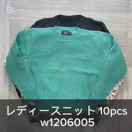 レディースニット 10pcs w1206005