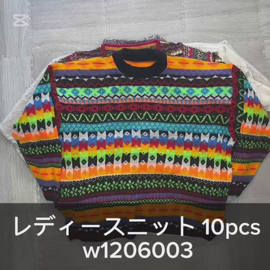 レディースニット 10pcs w1206003