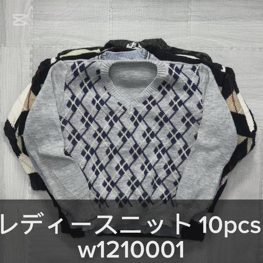 レディースニット 10pcs w1210001