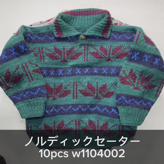 ノルディックセーター 10pcs w1104002