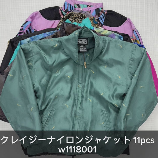 クレイジーナイロンジャケット 11pcs w1118001