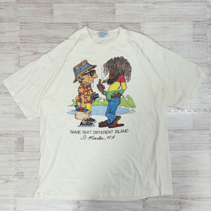 古着卸 現物まとめ売り 洗濯済み 90s シミあり ホワイト 白 シングルステッチ Ｔシャツ  12枚セット(Ｍ-XL)