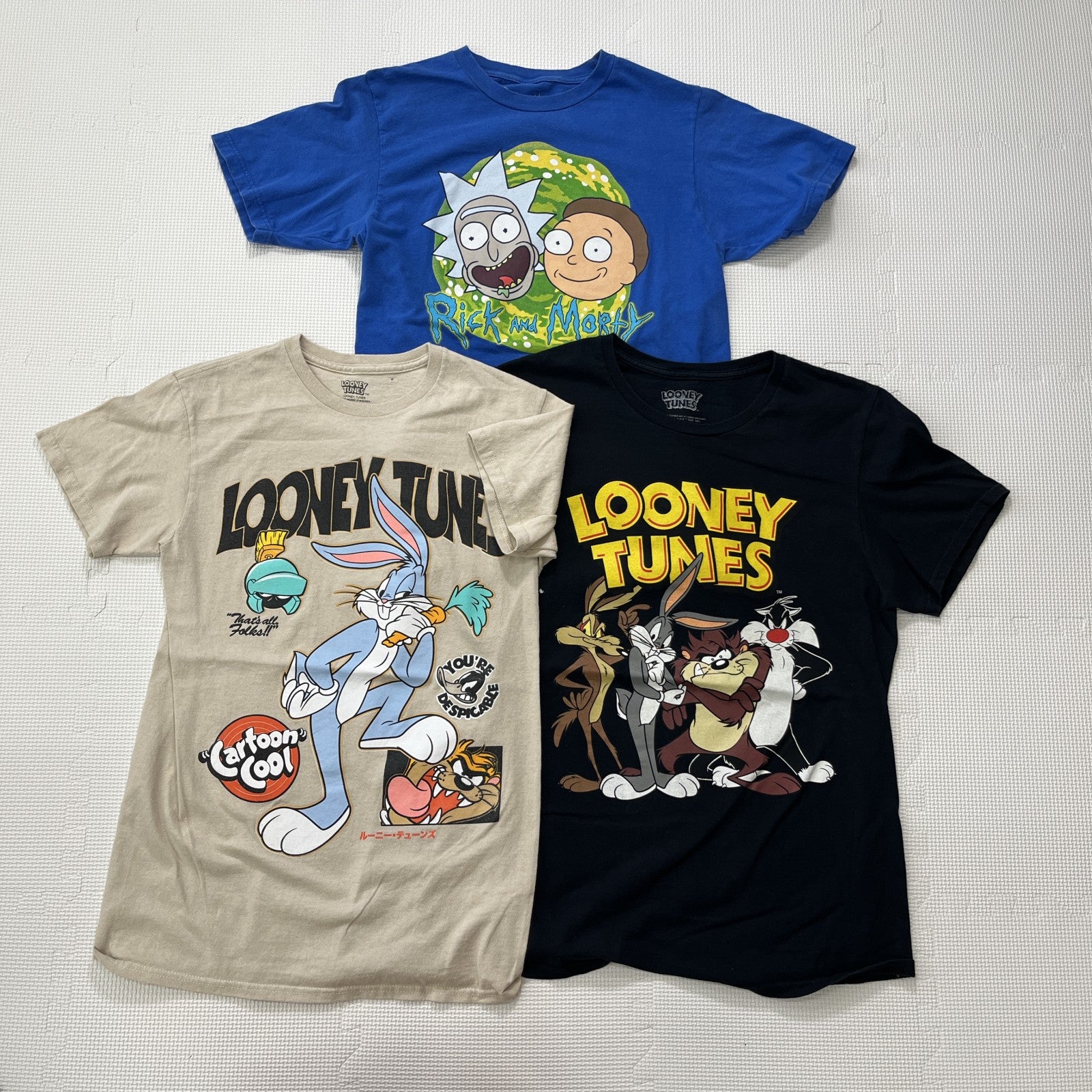 古着卸 現物まとめ売り 洗濯済み USアニメキャラ 半袖Tシャツ 10枚セット(S-XL) – 埼玉県古着卸WESTTAIL