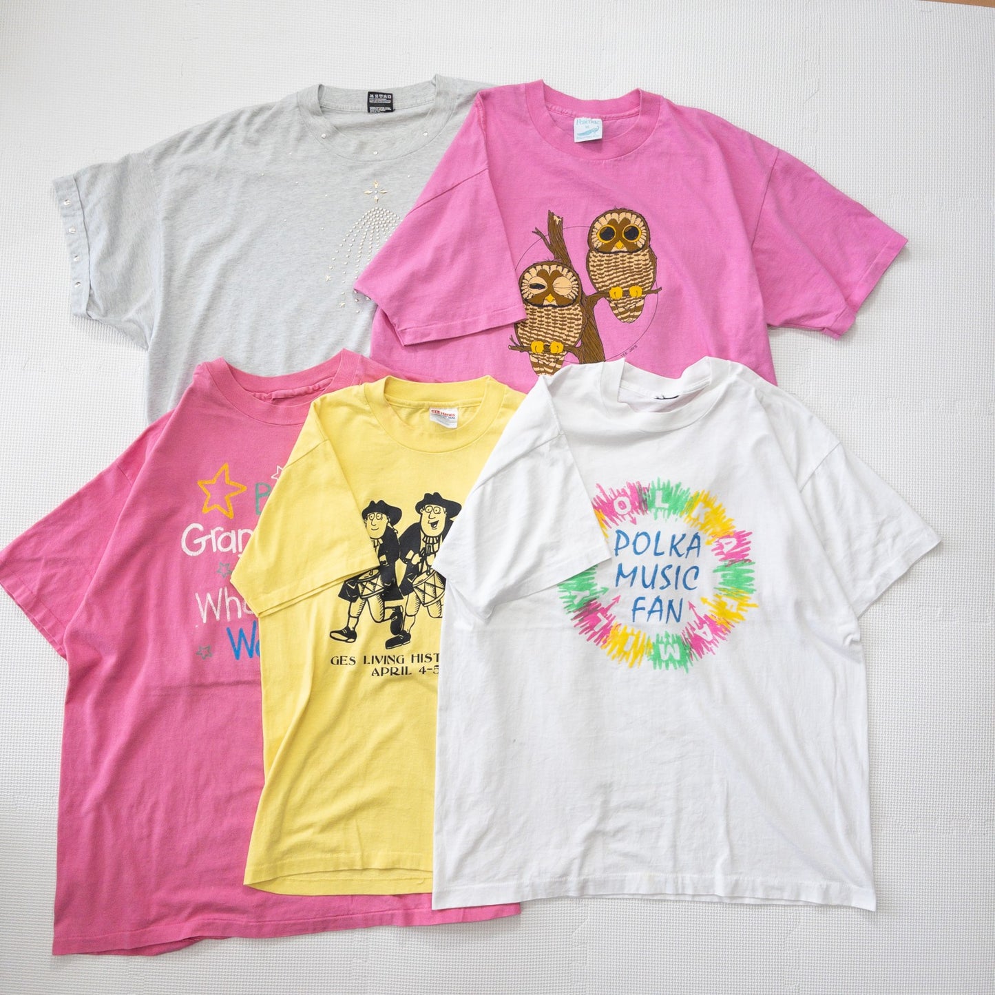 古着卸 現物まとめ売り 洗濯済み 90s  レディースデザイン かわいい 半袖Tシャツ 20セット(S-XXL)