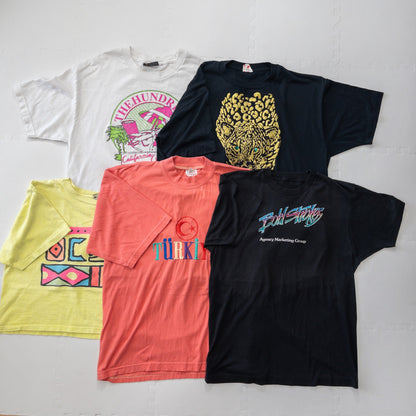 古着卸 現物まとめ売り 洗濯済み 90s  レディースデザイン かわいい 半袖Tシャツ 20セット(S-XXL)