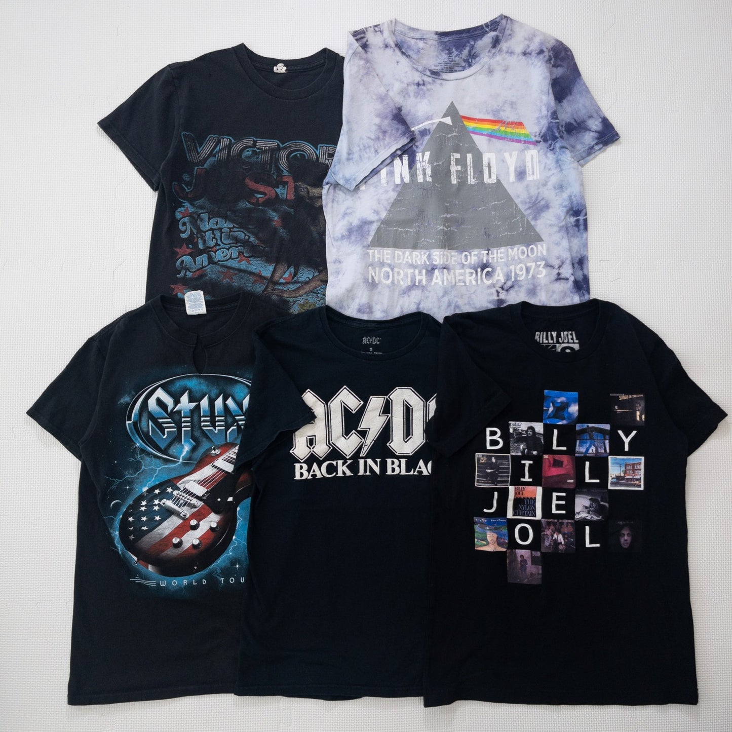 古着卸 現物まとめ売り 洗濯済 ミュージック 音楽 バンド ミュージシャン ミックス半袖Tシャツ 20枚セット(S-XXL)