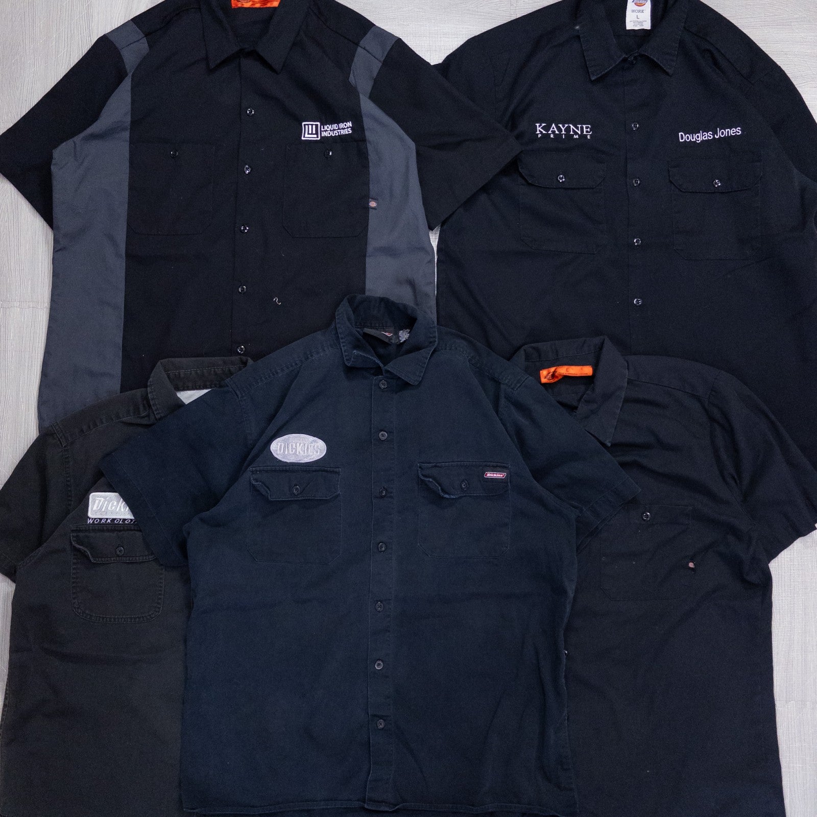 古着卸 現物まとめ売り 洗濯済み DICKIES ディッキーズ 半袖 ワークシャツ 半袖シャツ 23枚セット(L~XL) w613001 – 埼玉県古着 卸WESTTAIL