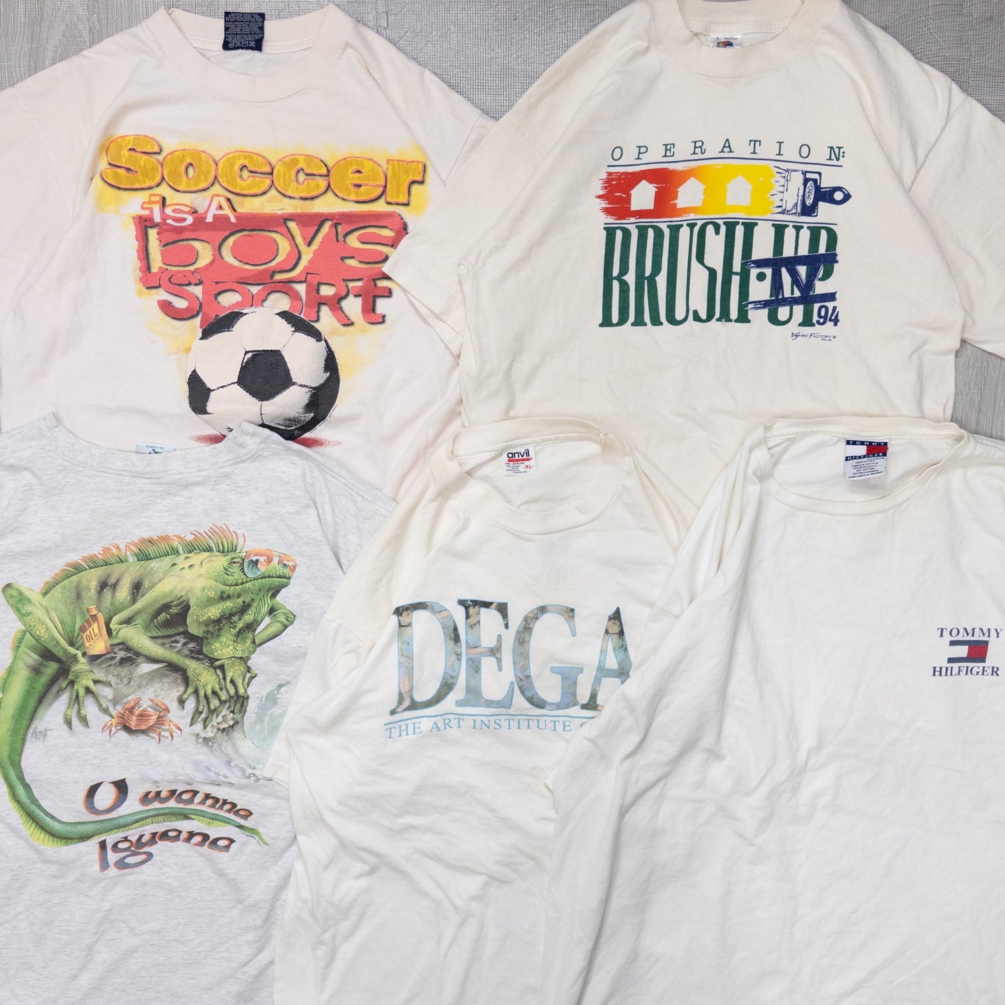 古着卸 現物まとめ売り 洗濯済み 90s シミあり 半袖Tシャツ 20枚セット(M-XXL) w615003