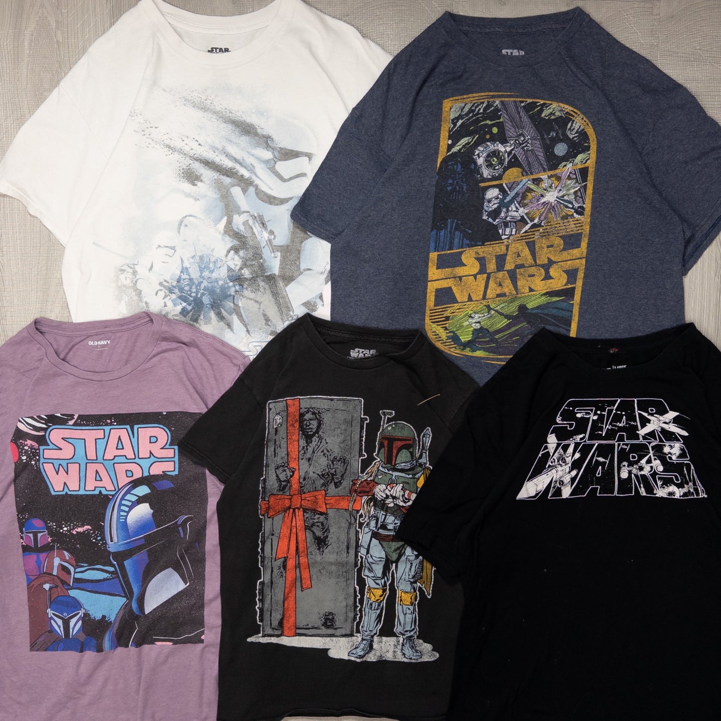 古着卸 現物まとめ売り 洗濯済み STAR WARSスターウォーズ 半袖Tシャツ 20枚セット(S-XXL) w701002