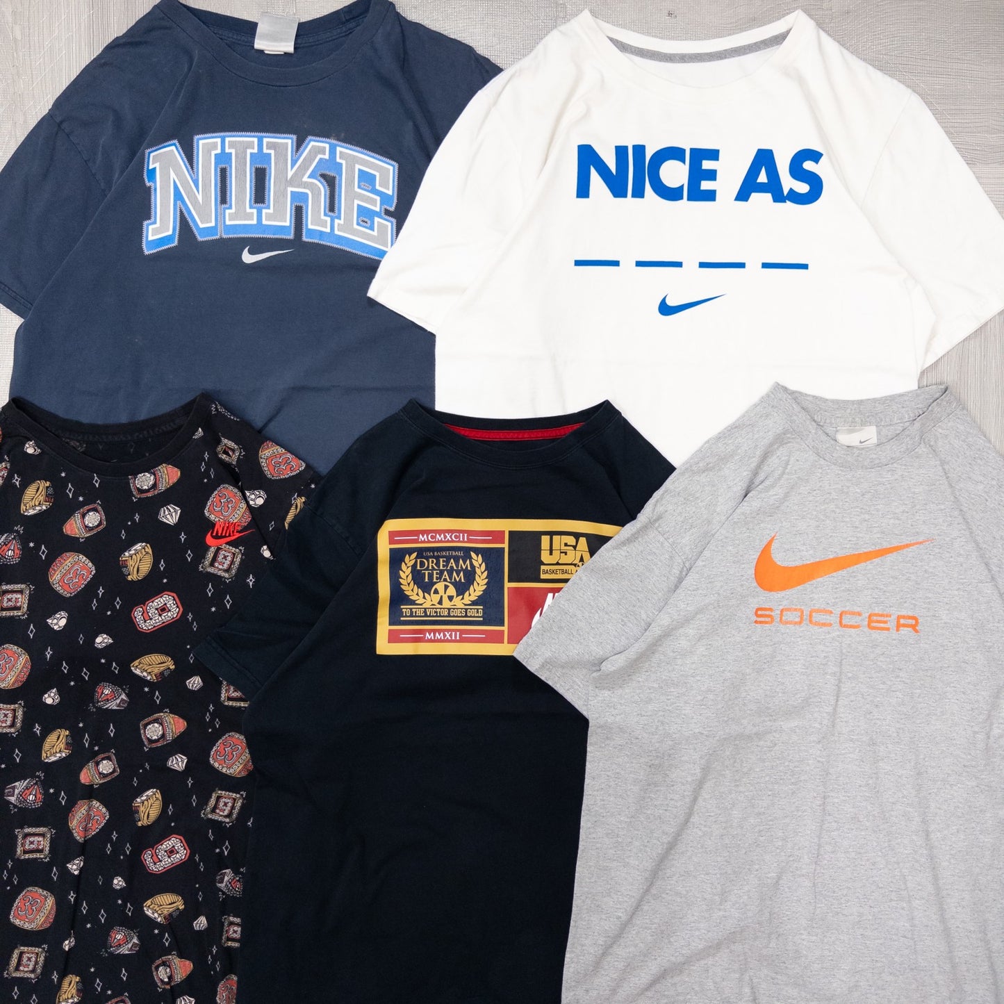 古着卸 現物まとめ売り 洗濯済み NIKEナイキ 半袖Tシャツ 20枚セット(S-XXXL) w702002