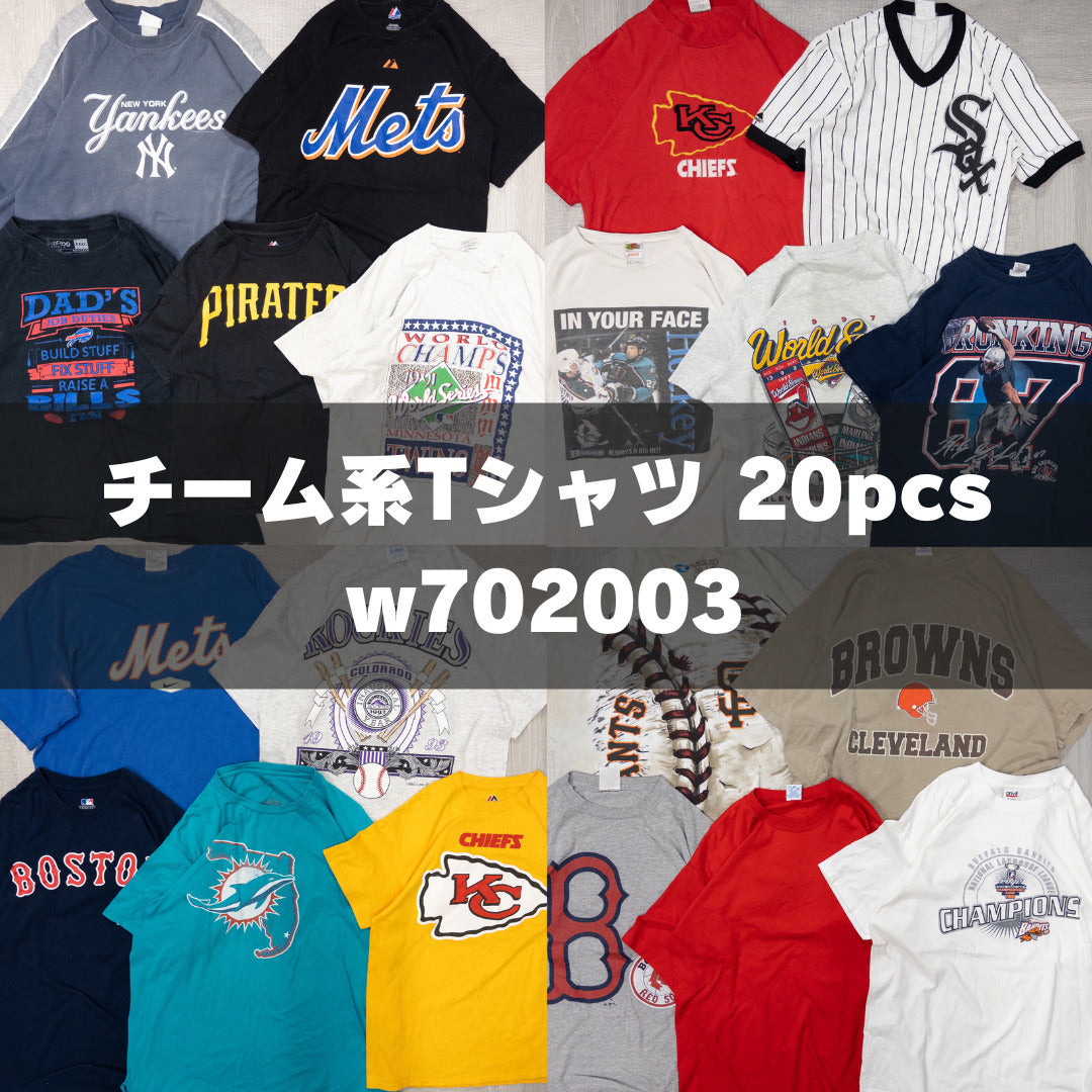 古着卸 現物まとめ売り 洗濯済み NFL MLB NHL オフィシャルチーム系 半袖Tシャツ 17枚セット(L-XXL) w702003 –  埼玉県古着卸WESTTAIL