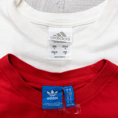 古着卸 現物まとめ売り 洗濯済み adidasアディダス半袖Tシャツ 6枚セット(M-XL) w719003