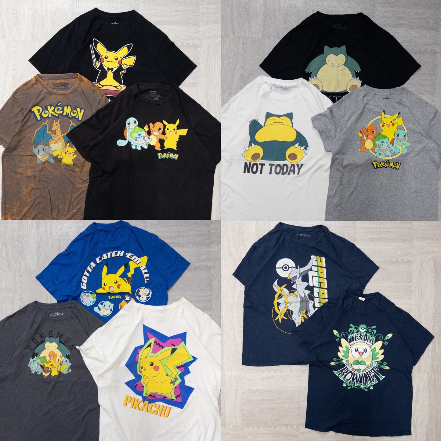 古着卸 現物まとめ売り 洗濯済み 00sポケモン半袖Tシャツ 11枚セット(M-XXL) w719008