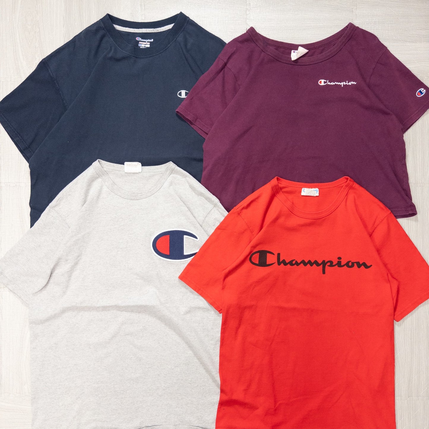 古着卸 現物まとめ売り 洗濯済み championチャンピオン半袖Tシャツ 14枚セット(S-XXL) w723006