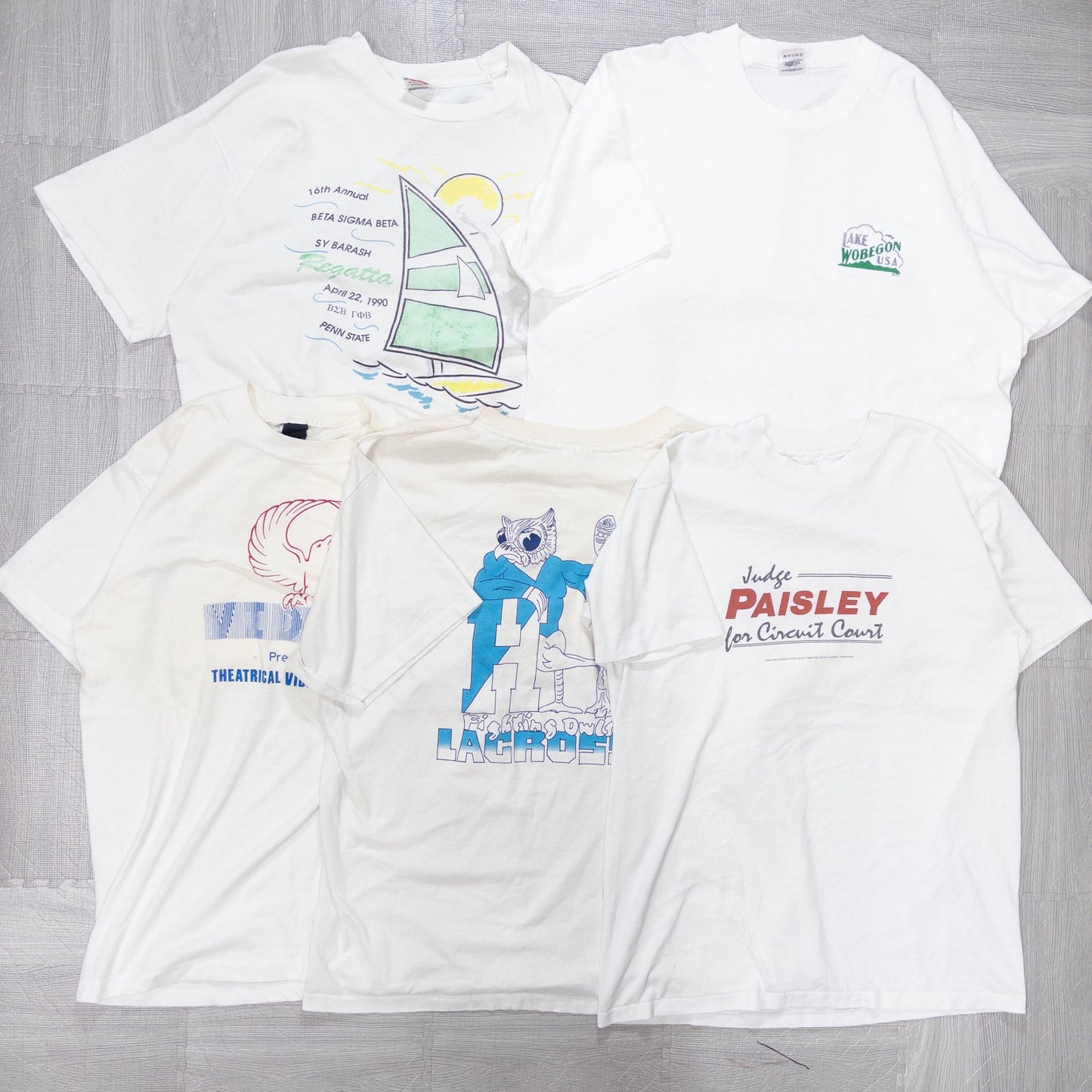 古着卸 現物まとめ売り 洗濯済み 90sシミあり半袖Tシャツ 20枚セット(M-XXL) w731005